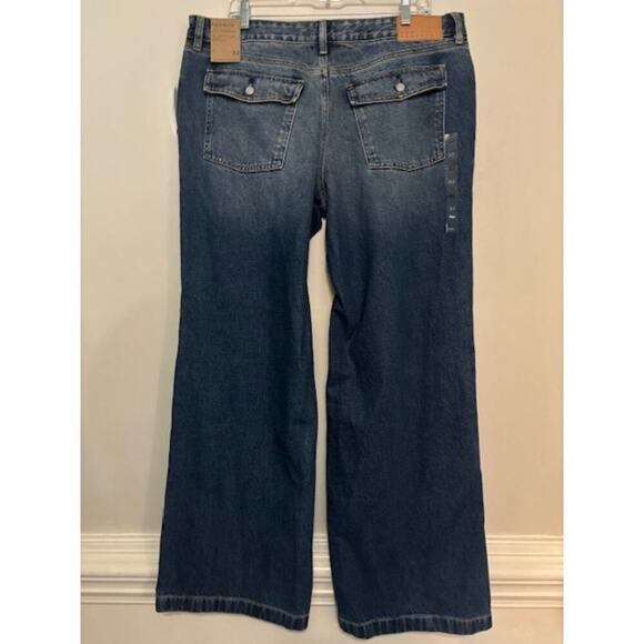 PacSun Casey Low Rise Baggy Wide Leg Denim Jeans Womens Size 32 NWT - Picture 3 of 10